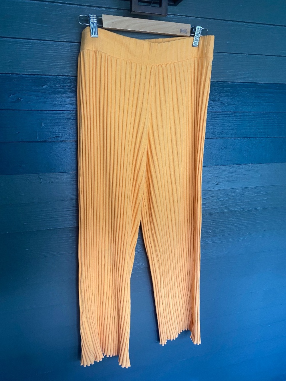 Maximalist Style Tangerine Orange Stretch Pants Women's Size M by A New Day